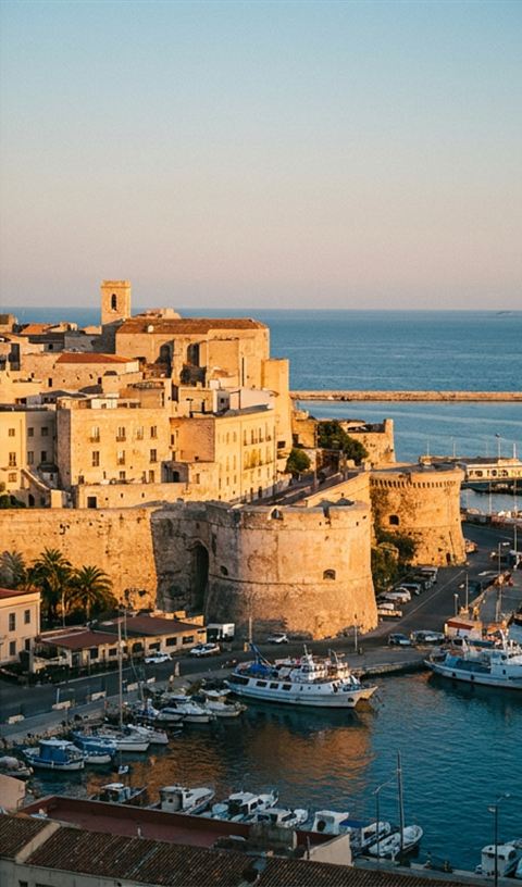 Barrio de Castello y Bastione di Saint Remy en Cagliari (ilustración)